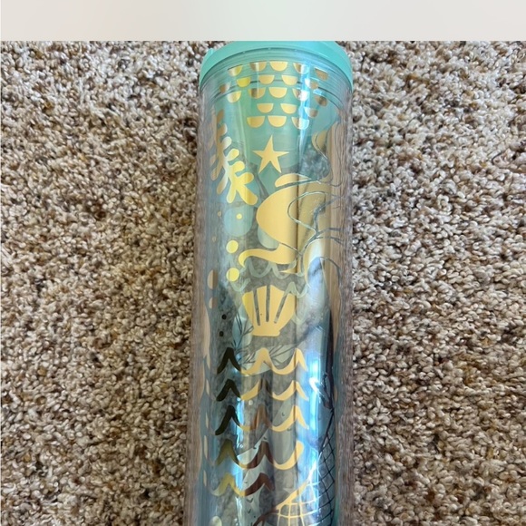 Starbucks Other - Starbucks Tumbler with Gold Accents